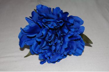 Flor Peonía 16 cm azul klein