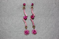 Fuchsia earrings Triana