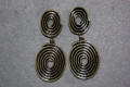 Earrings Golden spiral